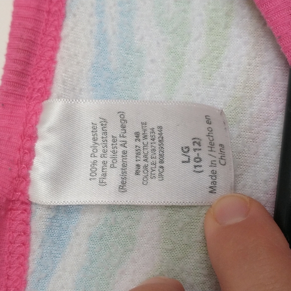 No name brand large 10-12 green blue red - Picture 5 of 7